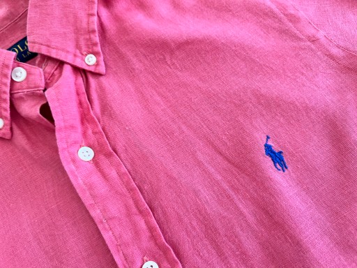 Koszula lniana Polo by Ralph Lauren / 2674n