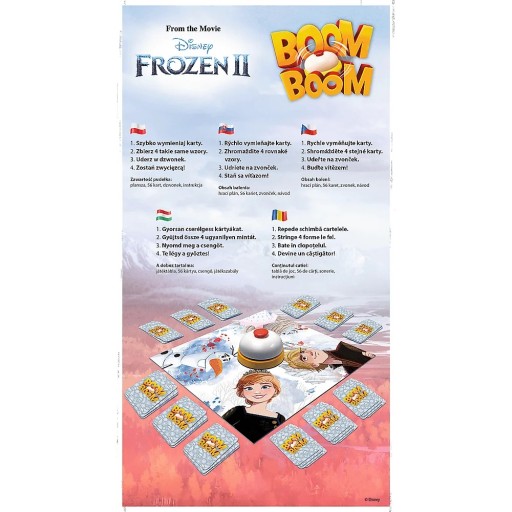 НАСТОЛЬНАЯ ИГРА для девочек Boom Boom FROZEN