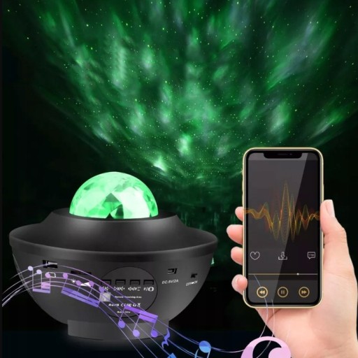 PROJEKTOR GWIAZD LAMPKA NOCNA RZUTNIK STAR LED 360