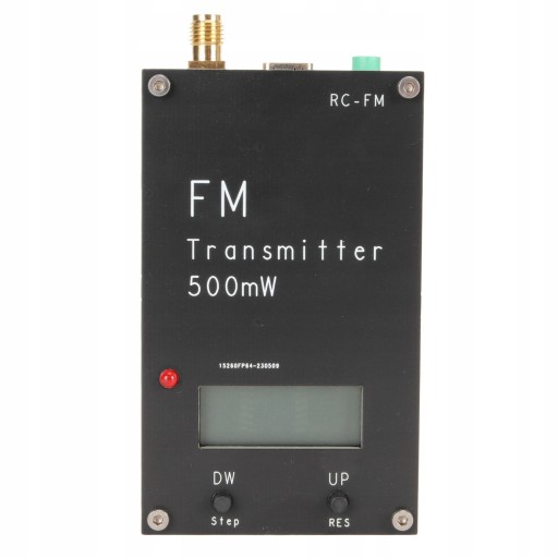 FM ПЕРЕДАТЧИК 500 МВт С ЖК-ЭКРАНОМ 2000 M 500 МВт FM СТЕРЕО ПЕРЕДАТЧИК FM