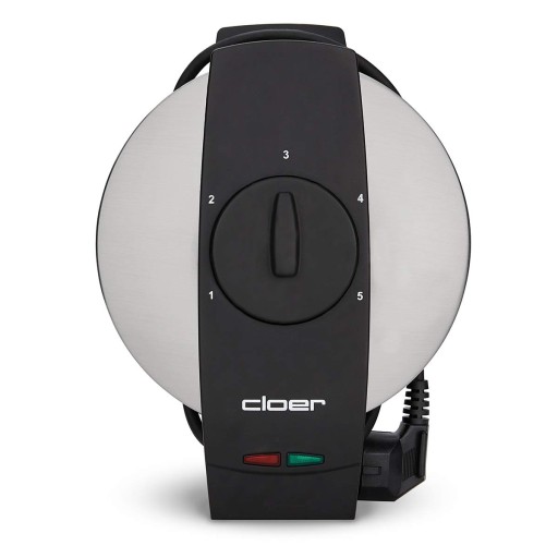 Вафельница Cloer 1639SR 930 Вт серебристый/серый