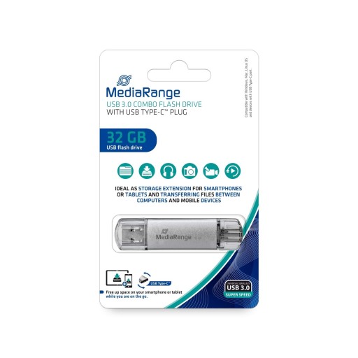 3X PENDRIVE USB-C 32GB DO SMARTFONA ANDROID IPHONE USB-A ZATYCZKI METALOWY