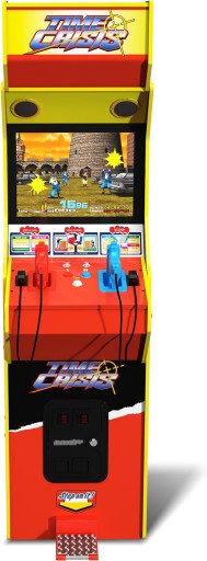 Машина Ретро Аркадная консоль Постоянная игра TIME CRISIS 4in1 2x Gun Shooting Game