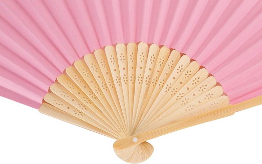 4-Pack Pink Paper Hand Fan Hand Fan