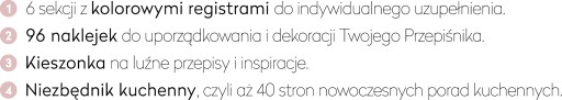 PRZEPIŚNIK ZESZYT NOTES DO PRZEPISÓW A5 COOK