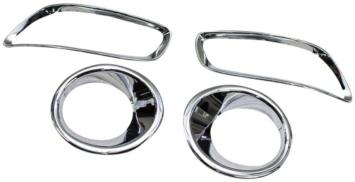 OSŁONA HALOGENU PRZÓD+ TYŁ HYUNDAI SANTA FE 10-12