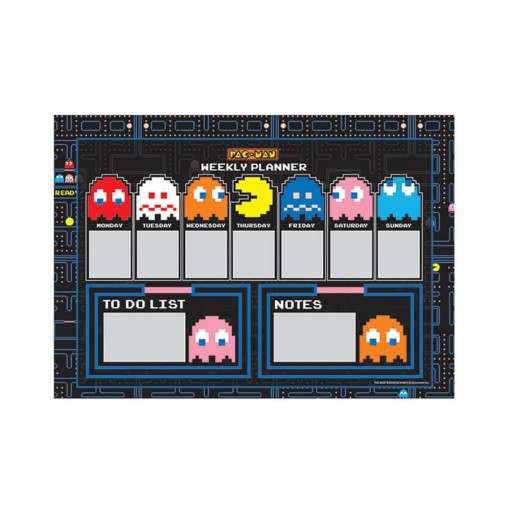 Markowy planer A4 plan lekcji Pac Man High Scor