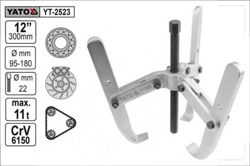 Ściągacz trójramienny 300 mm YT-2523 YATO