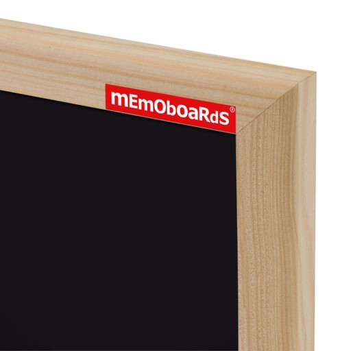 Доска MemoBe, деревянная рама, 60-40, черная