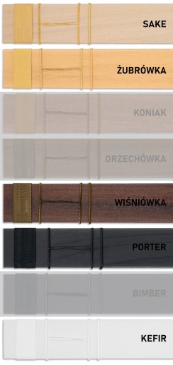 Żaluzje Drewniane Abachi na wymiar CLICKY 50mm 40x90cm