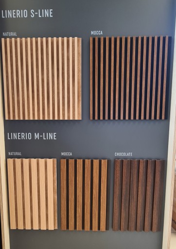 СТЕНОВЫЕ ПАНЕЛИ ЛАМЕЛЬ Linerio L-LINE Дуб натуральный