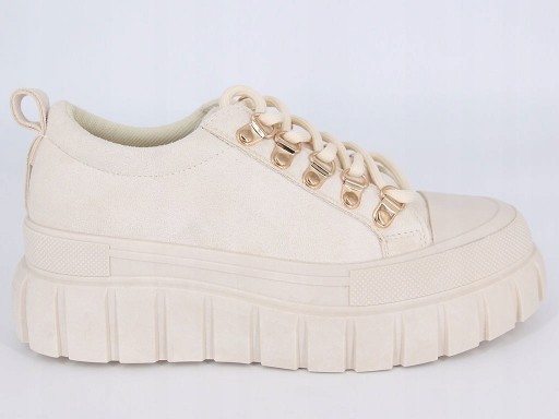 КРОССОВКИ БЕЖЕВЫЕ КОЖАНЫЕ CREEPERS Y 8010 40