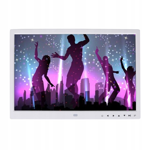 ЦИФРОВАЯ ФОТОРАМКА БУДИЛЬНИК ВИДЕОПЛЕЕР LED TFT 1280X800 HD 15