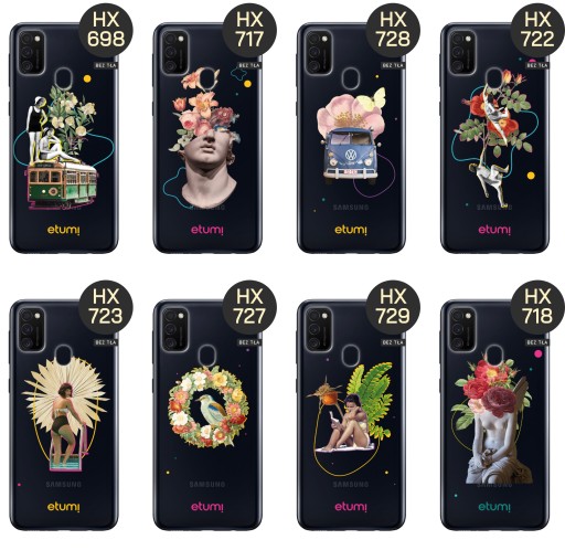 ETUI DO SAMSUNG GALAXY M21 WZORY MIX PRZESZŁOŚĆ ORYGINALNE OBUDOWA CASE