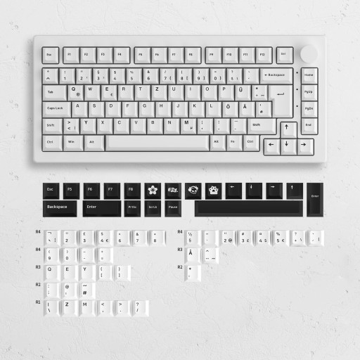 Механическая клавиатура Akko 5075B Plus, 83 клавиши, RGB, горячая замена, ISO UK-DE-Nordic