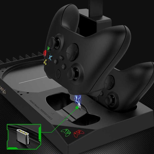 Охлаждающая станция iPega для Xbox Series X, 2 аккумулятора