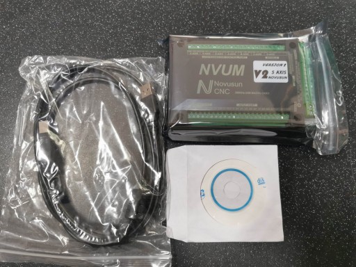 Контроллер, контроллер фрезерного станка с ЧПУ, 5 осей NVUM V2, 200 кГц, USB Mach3