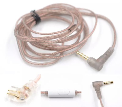 Медный кабель KZ OCC с C-контактным разъемом ZSN ZS10 ZSX CCA МИКРОФОН