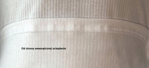 Męska jesienno-zimowa długi rękaw ocieplana ciepła podkoszulka biały r. XL