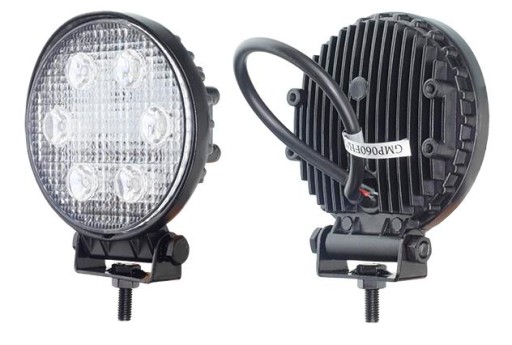 КРУГЛАЯ РАБОЧАЯ ЛАМПА 6-LED 10-30V 1300LM FI-116MM