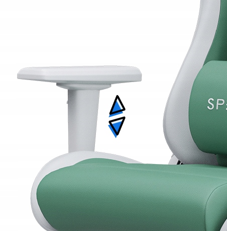 Офисное игровое кресло с ковшом из экокожи, регулируемое Sense7