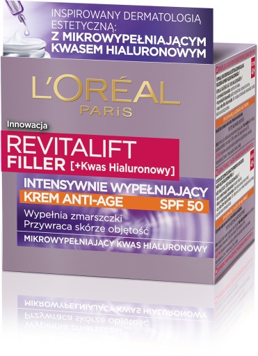 Loreal Revitalift Filler увлажняющий дневной крем для лица с SPF 50