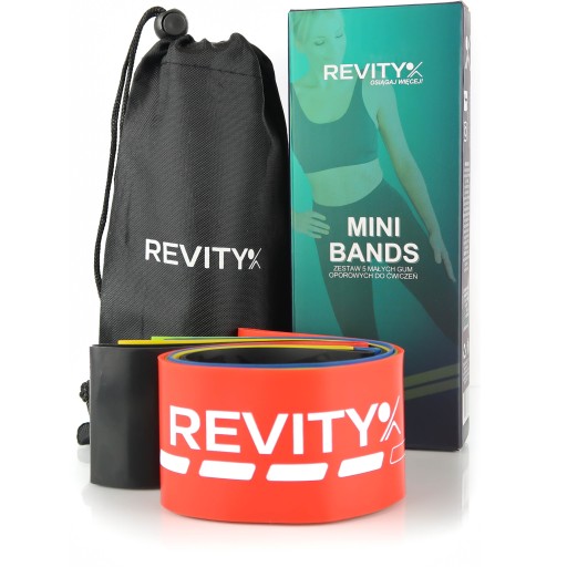ZESTAW 4 GUM DO ĆWICZEŃ POWER BAND + 5 GUM TAŚM OPOROWYCH MINI BAND PREMIUM
