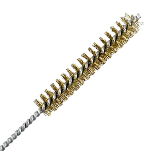 Szczotka do czyszczenia rur z włosiem miedzianym, szczotka druciana metalowa, elastyczny odpływ 23 cm x 2 cm
