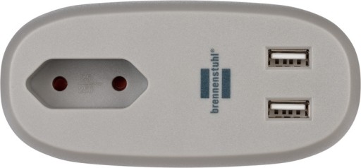 РОЗЕТКА-УДЛИНИТЕЛЬ ДЛЯ ДИВАНА USB 2.1A BRENNENSTUHL