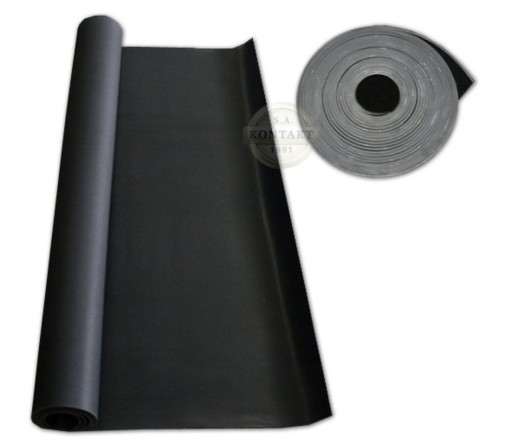 PŁYTA GUMOWA OLEJOODPORNA 4,0mm NBR 4,0x1200mmx100mm