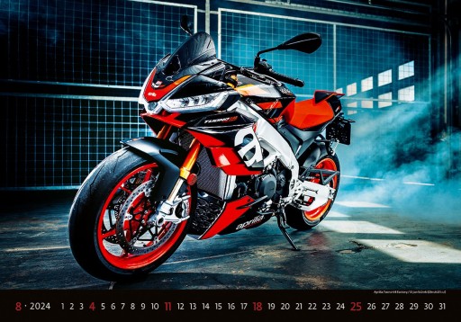 Duży kalendarz MOTORBIKES 2024 MOTOCYKLE MOTORY