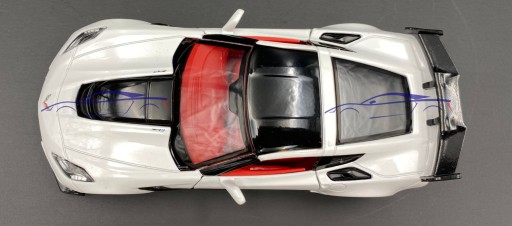 Corvette ZR1 2019 белый 1:24 Motormax 79356