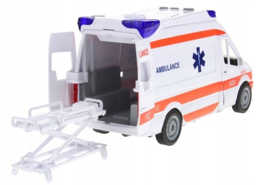 AMUBALNS KARETKA POGOTOWIA AUTO VAN DŹWIĘKI NOSZE