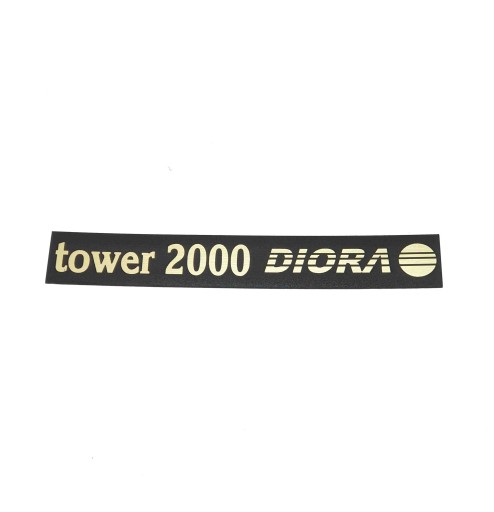 UNITRA TOWER 2000 золотая эмблема 134х20мм