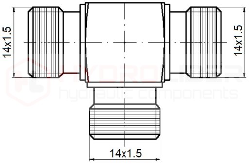 ТРОЙНИК BBB 3X ГИДРОЛИДЕР M14x1,5