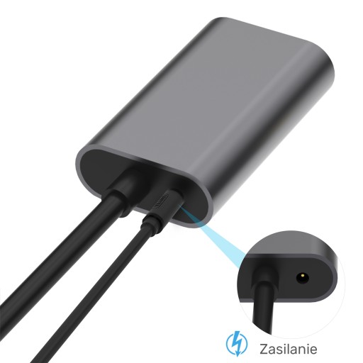 Przedłużacz USB Unitek Y-272 czarny 10 m