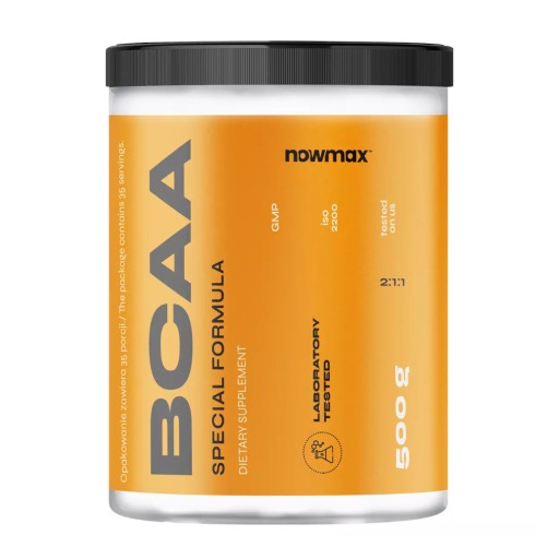 nowmax BCAA GLUTAMINA REGENERACJA AMINOKWASY 1000 g