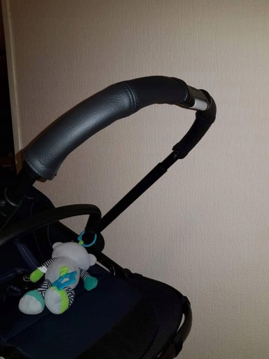Nakładka skórzana na rączkę wózka Cybex Balios M wersja na zamek