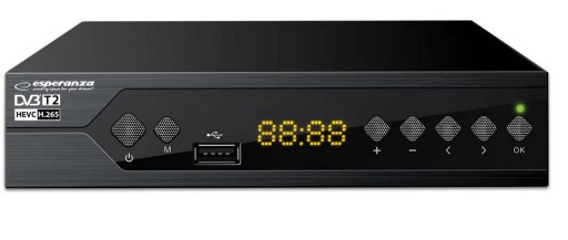Тюнер-декодер DVB-T2 HEVC H.265 ESPERANZA EV107R