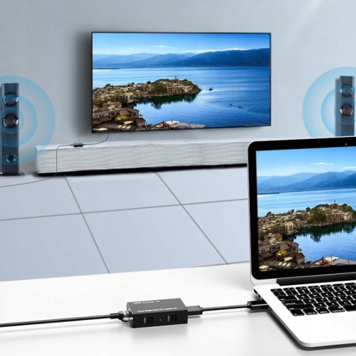 Удлинитель HDMI 60 м RJ45 к усилителю сигнала передачи сети HDMI