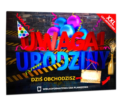 GRA NA URODZINY ALKOHOLOWA TOWARZYSKA IMPREZOWA