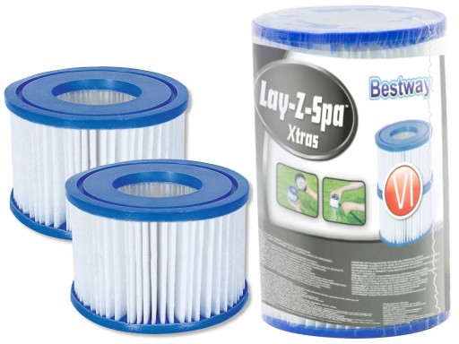 BESTWAY 60311 6szt FILTR TYP VI DO JAZZZI SPA