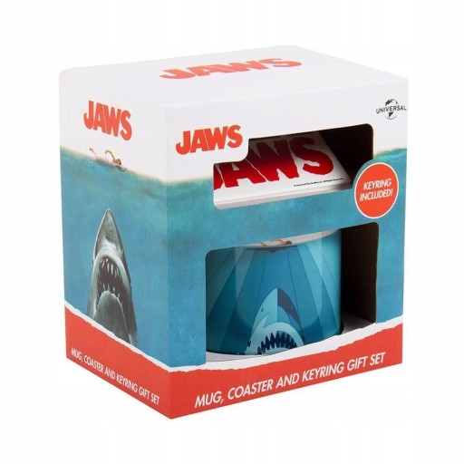 Подарочный набор Jaws Кружка + подставка + брелок Jaws