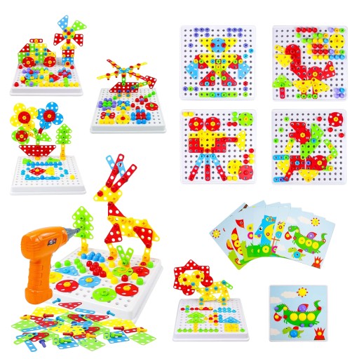 Отвертка из кубиков Montessori 3D DIY x223