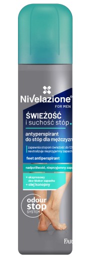 NIVELAZIONE Антиперспирант для ног для мужчин