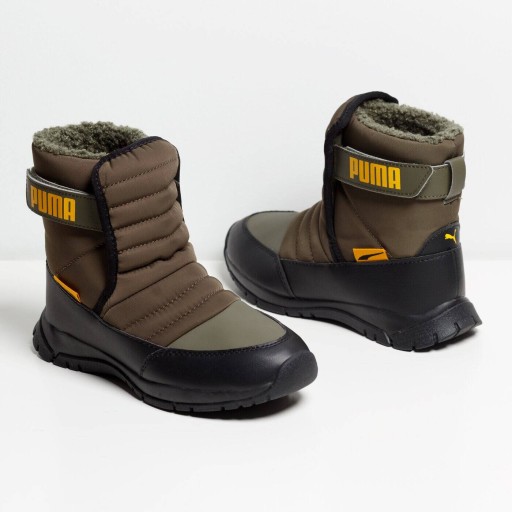 Puma NIEVE BOOT WTR AC PS 380745-02 ДЕТСКИЕ ПОГОДНЫЕ зимние ботинки