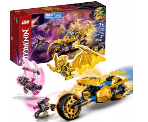 LEGO NINJAGO 71768 Мотоцикл Джея «Золотой дракон»