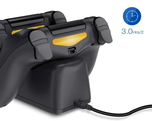 TP4-889 Зарядное устройство Док-станция для 2 планшетов PS4 SLIM PRO LED