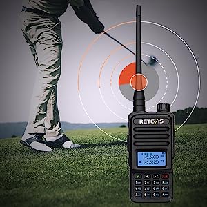Retevis RT85 Двухдиапазонная профессиональная рация с микрофоном и радио