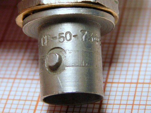 Посеребренный коаксиальный разъем BNC [0M5]4